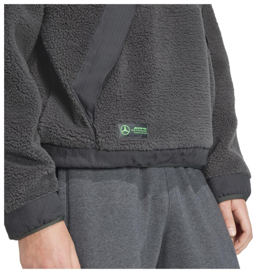 Adidas Ανδρικό φούτερ Mercedes - AMG Petronas F1 Team Half-Zip Premium Sweatshirt